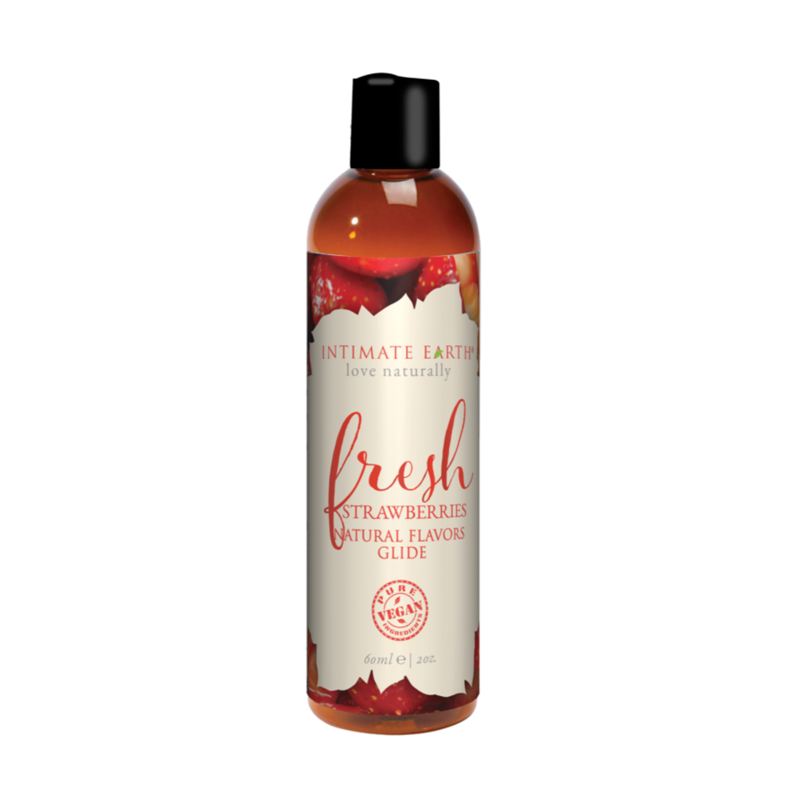 OH YEAH! INTIMATE EARTH - FRESH STRAWBERRIES NATURAL FLAVORS GLIDE 60ML