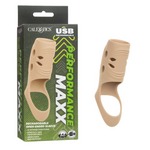 CALEXOTICS PERFORMANCE MAXX RECHARGEABLE SLEEVE - IVORY
