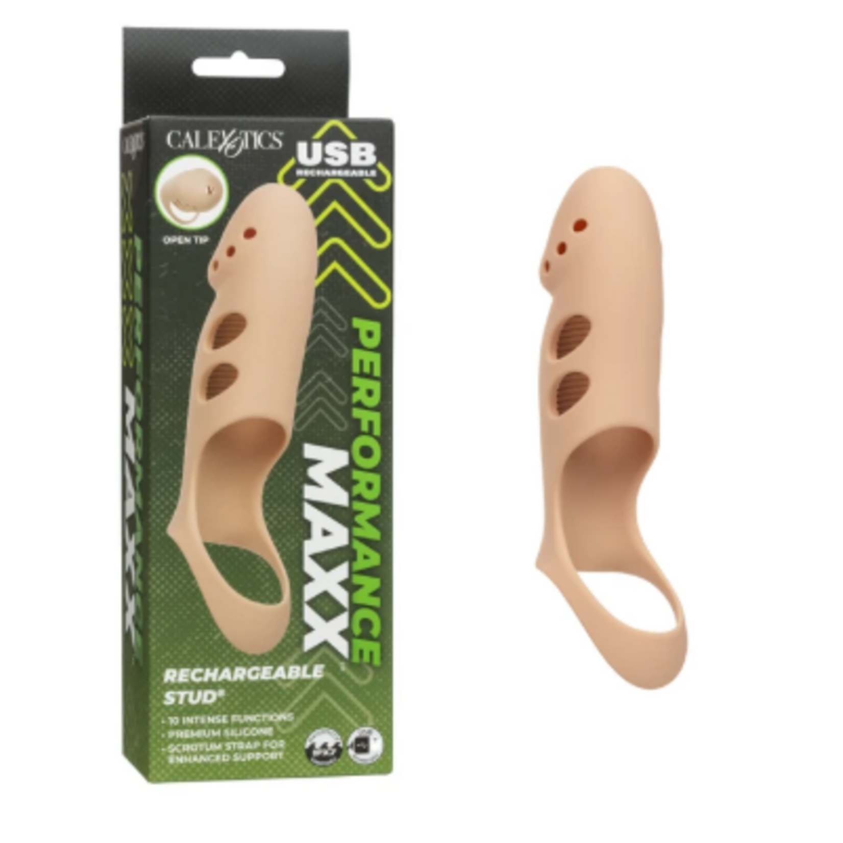 CALEXOTICS PERFORMANCE MAXX RECHARGEABLE STUD - IVORY