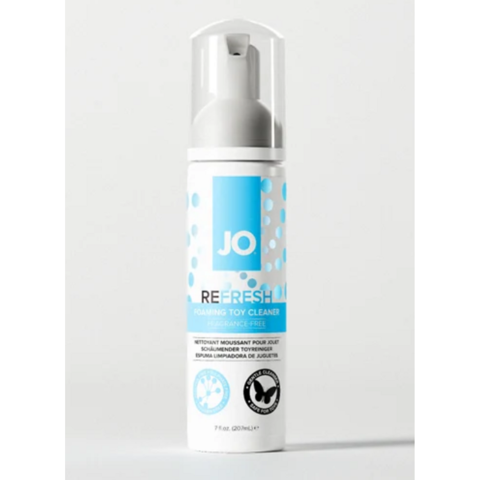 SYSTEM JO JO REFRESH FOAMING TOY CLEANER - FRAGRANCE-FREE - HYGIENE 7 FLOZ / 207 ML