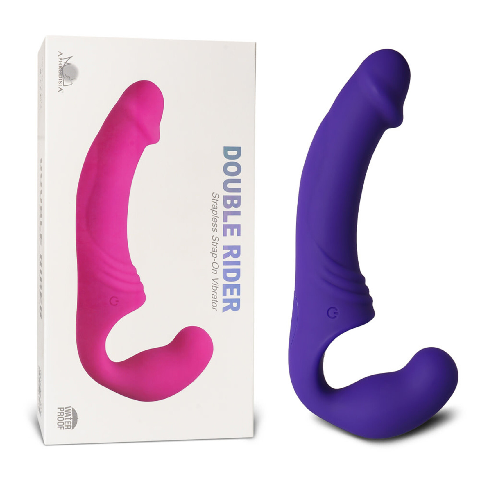 SINSATIONS 10-SPEED PURPLE COLOR RECHARGEABLE SILICONE DOUBLE ENDED PENIS VIBRATOR ( 2 VIBRATORS )