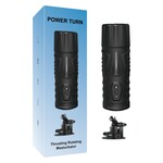 SINSATIONS 7-SPEED BLACK RECHARGEABLE MASTURBATOR WITH THRUSTING & ROTATING FUNCTIONS