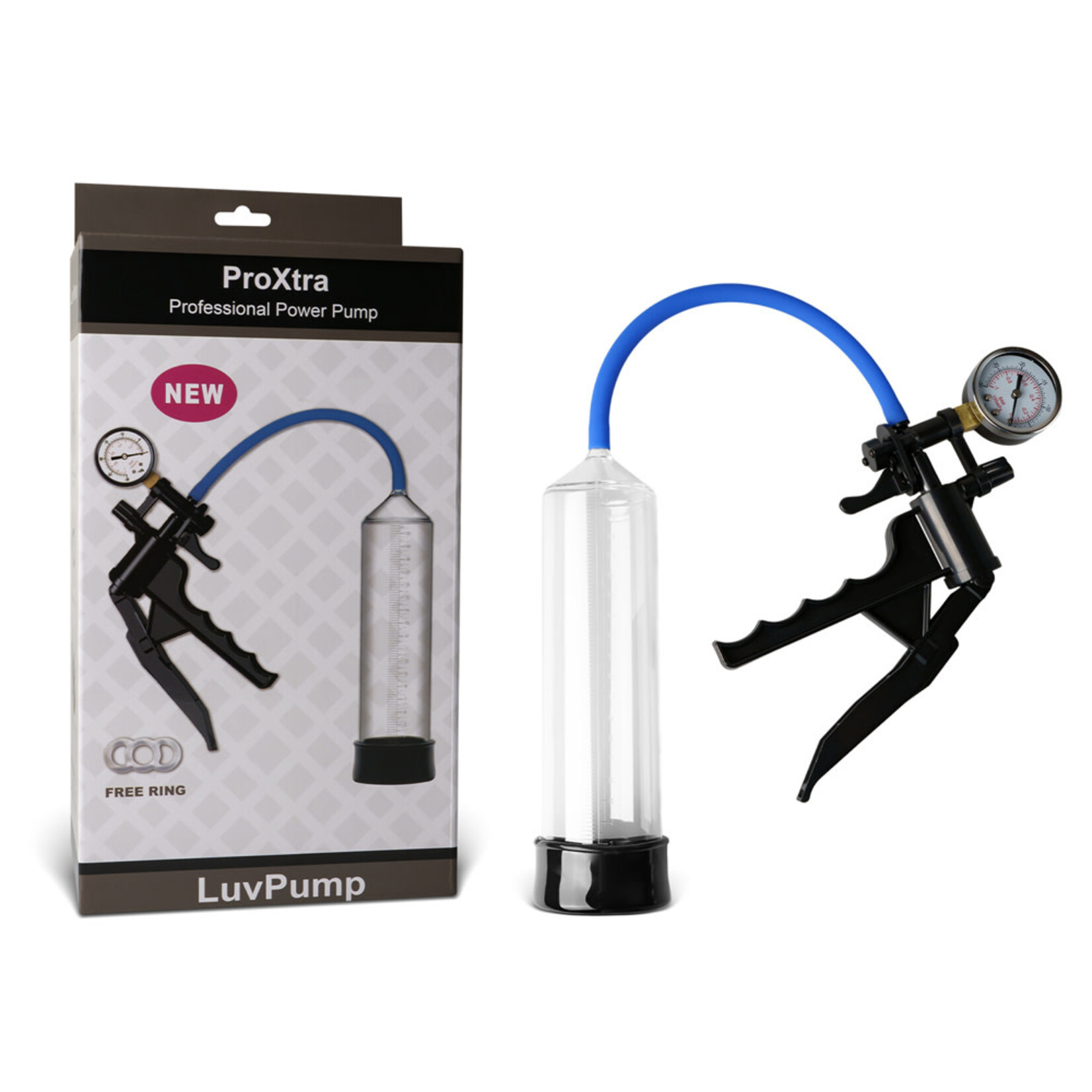 SINSATIONS PLASTIC PISTOL PUMP WITH GAUGE & QR VALVE
