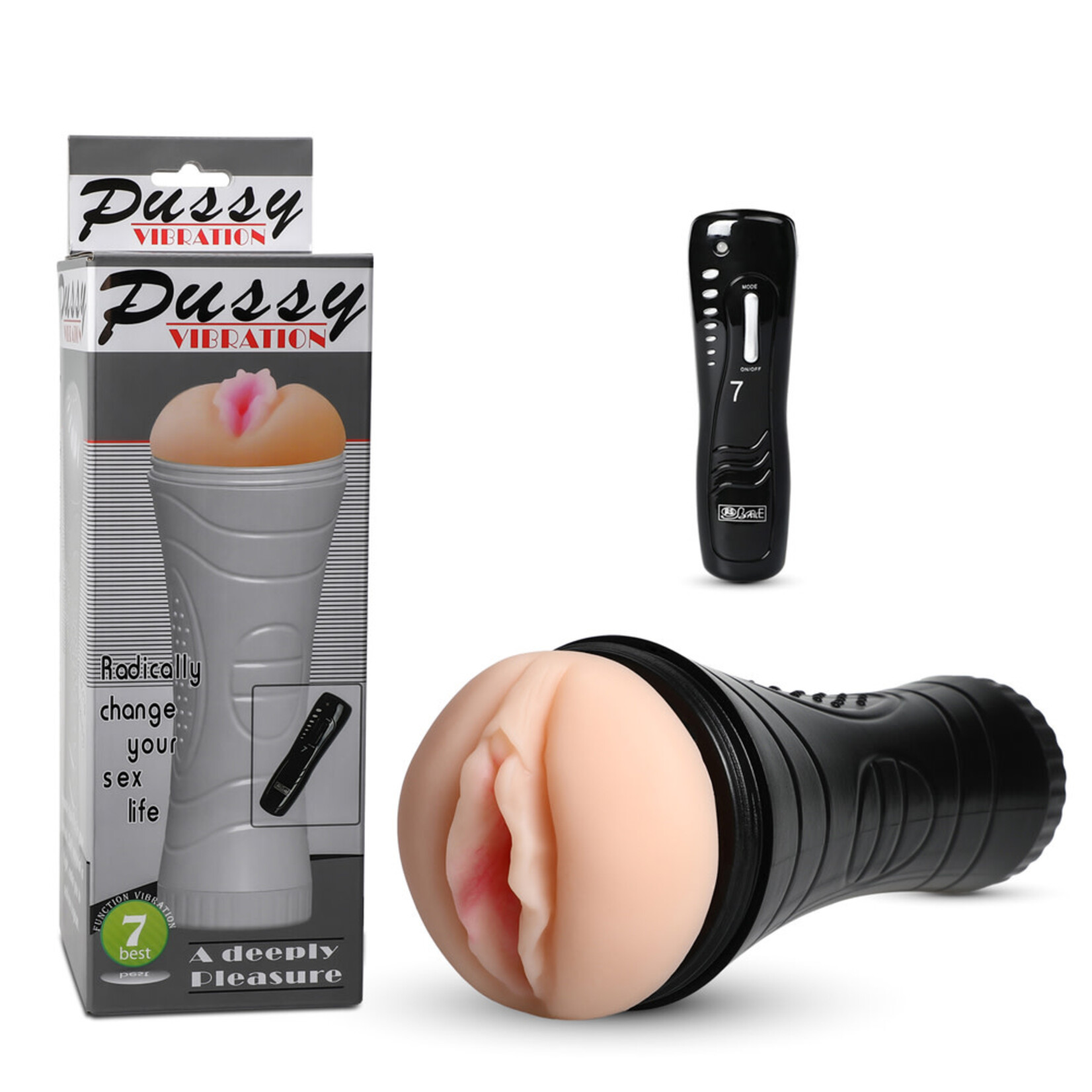 SINSATIONS 7-SPEED VIBRATING MALE MASTURBATORS