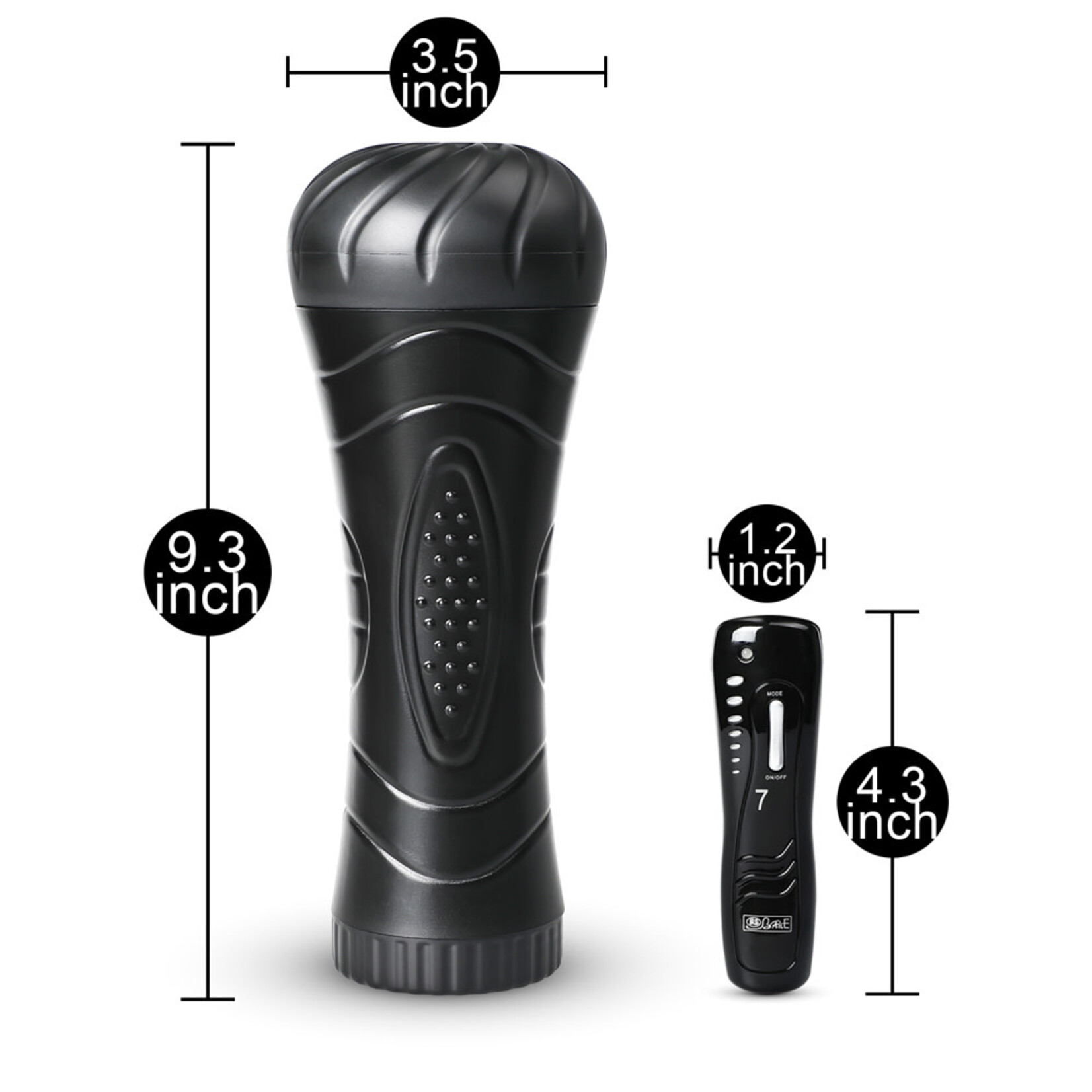 SINSATIONS 7-SPEED VIBRATING MALE MASTURBATORS