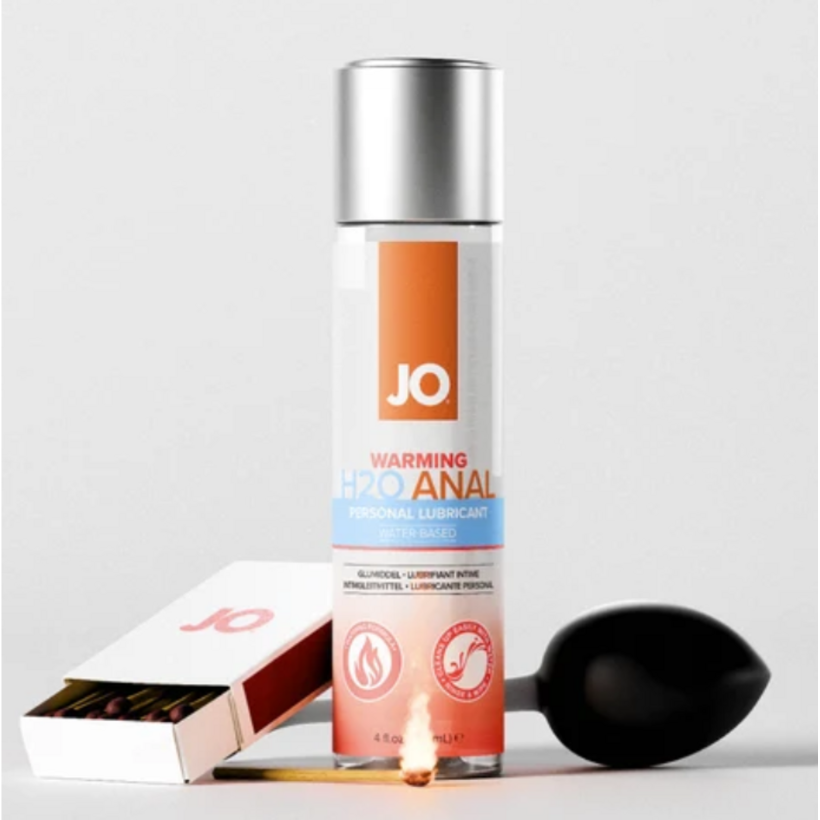 SYSTEM JO JO H2O ANAL - WARMING - LUBRICANT 4 FLOZ / 120 ML
