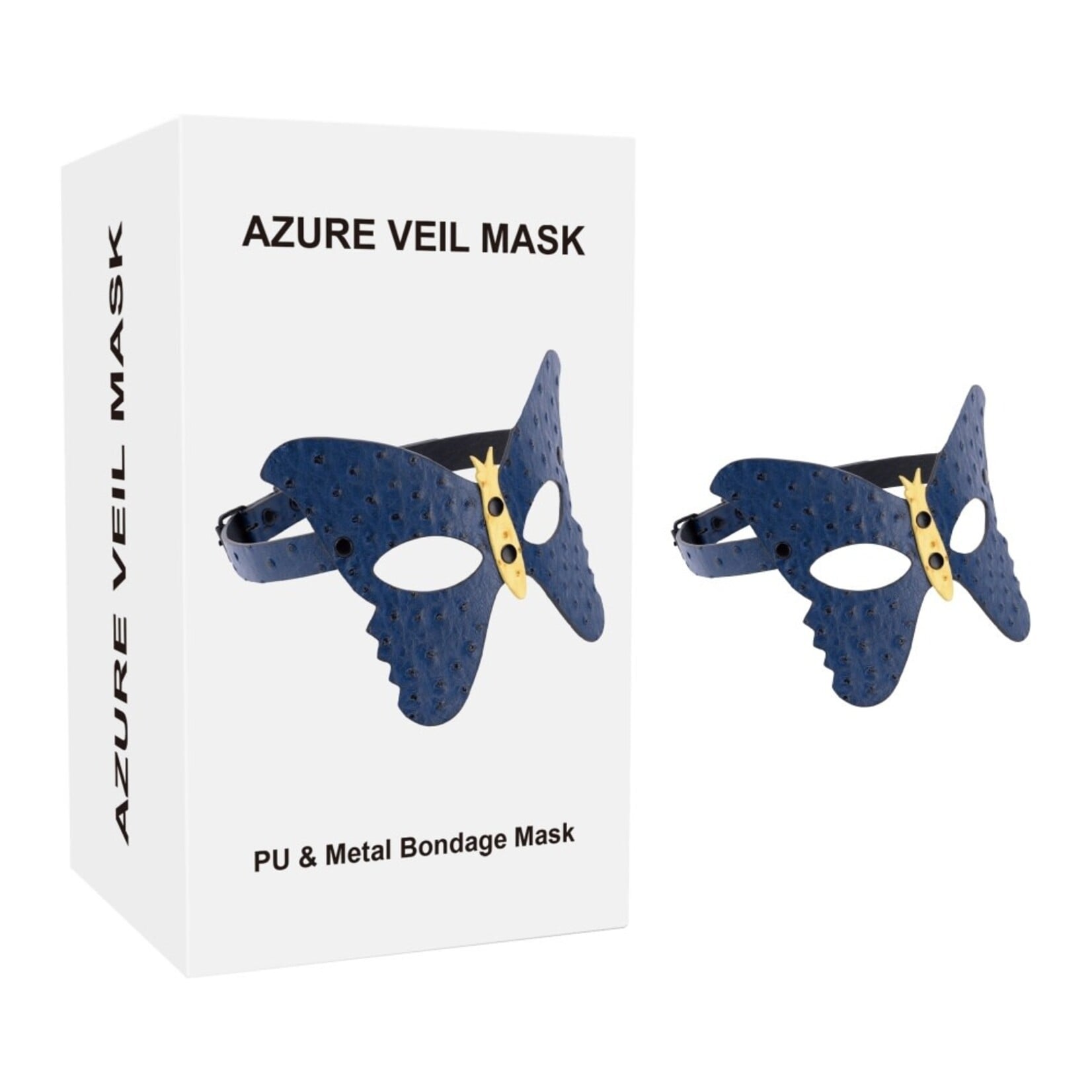 SINSATIONS BLUE PU BUTTERFLY COSPLAY MASK