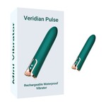 SINSATIONS 10-SPEED GREEN & ROSE GOLD RECHARGEABLE WATERPROOF VIBRATOR