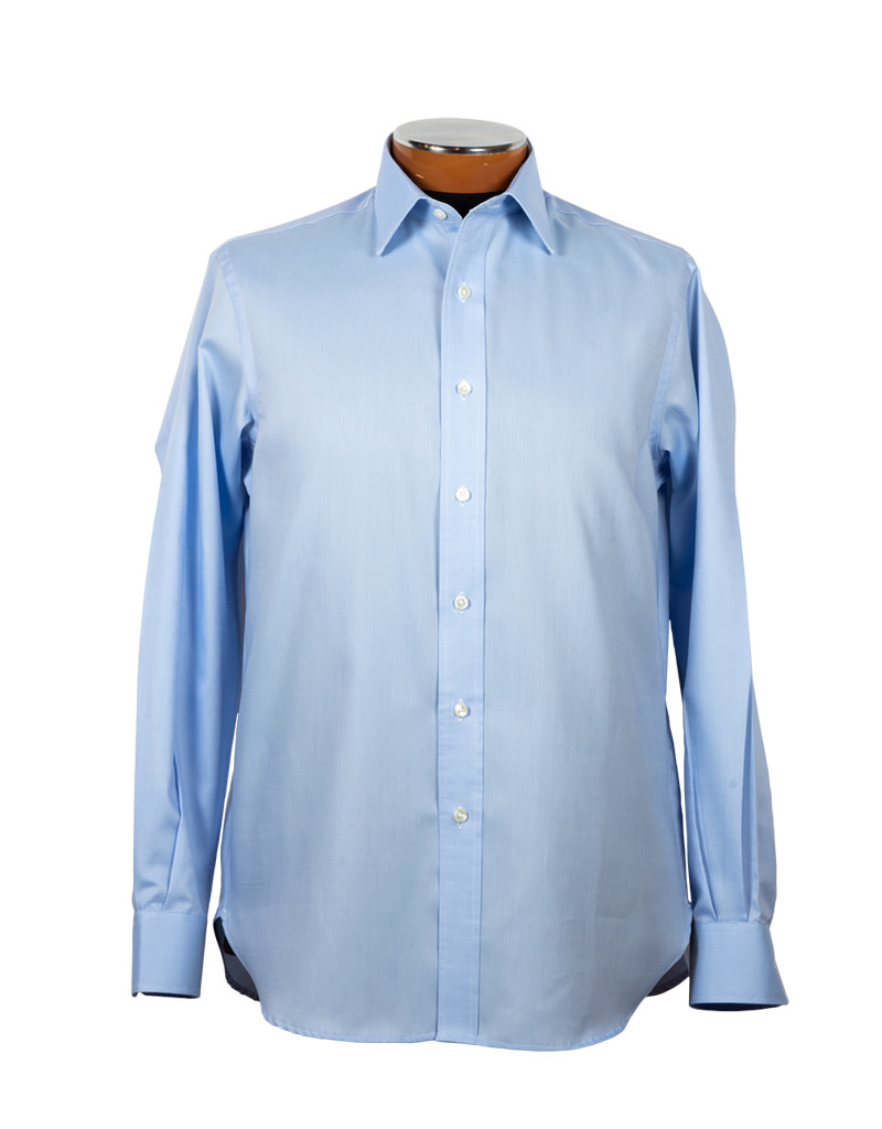 DW x NESC Blue Queen's Oxford Spread Collar Drinkwater's Cambridge