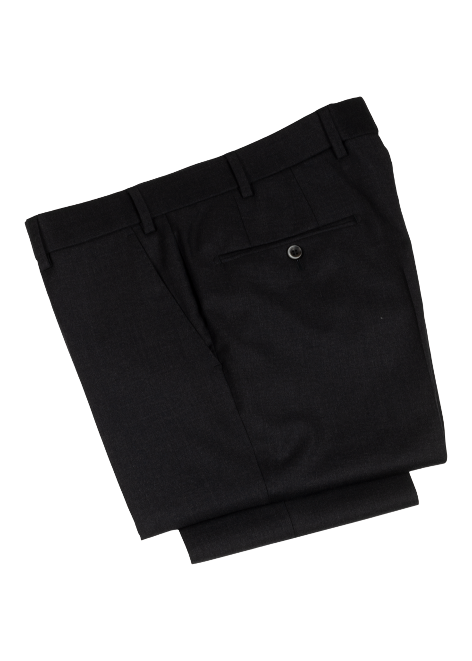 Hiltl Hiltl DiBiella 110's Serge Wool Charcoal Trouser