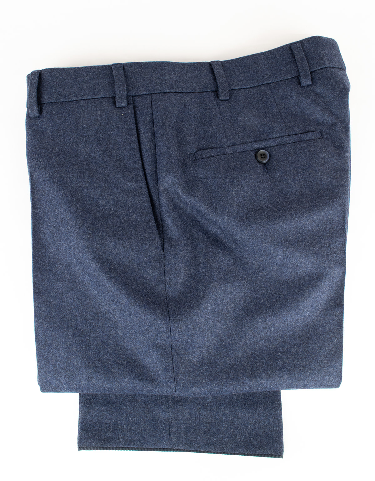 Hiltl Piacenza Pant Navy Carded Woolen Flannel (42053/48)