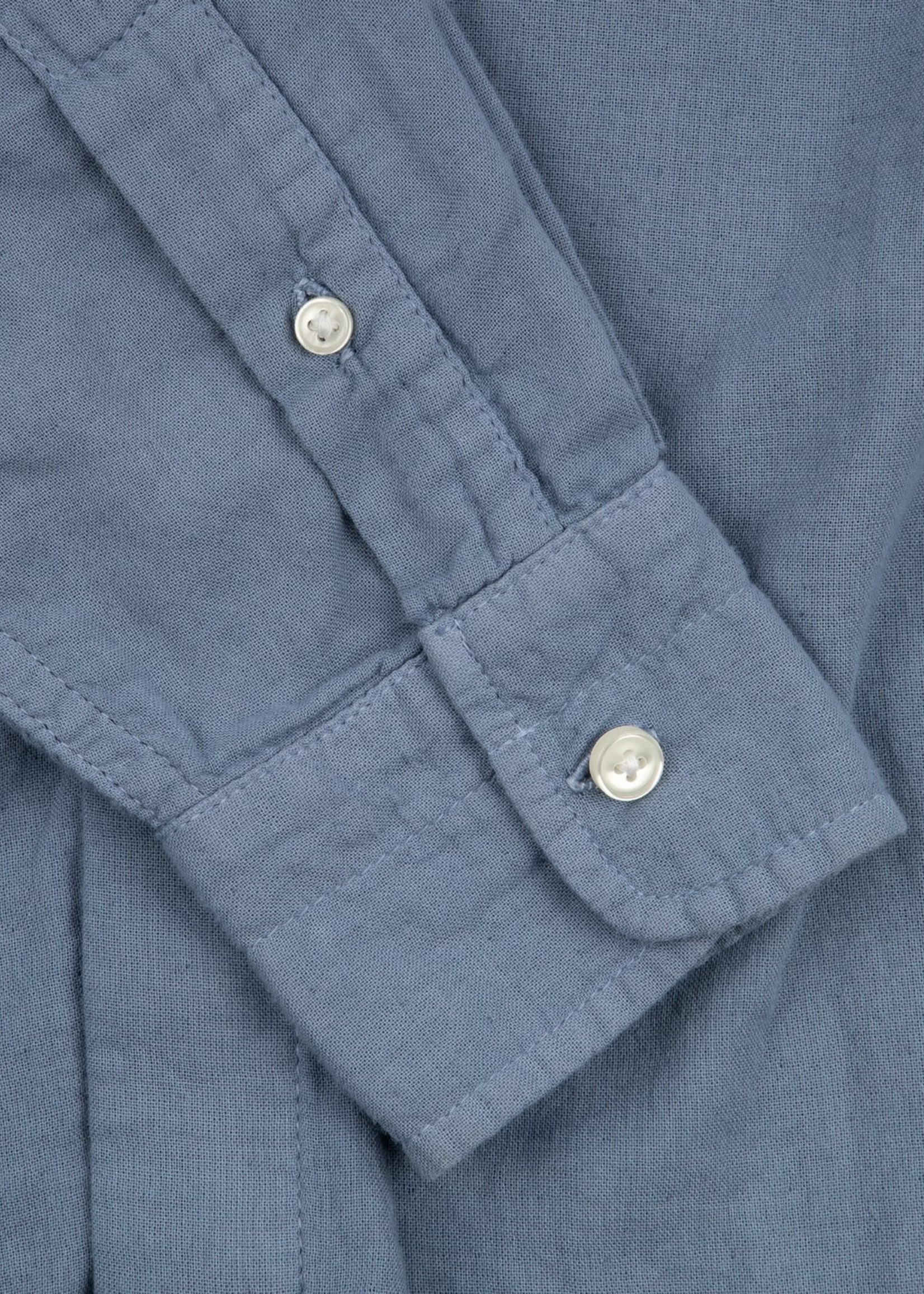 Kato Kato Matte Blue Vintage Double Gauze Shirt