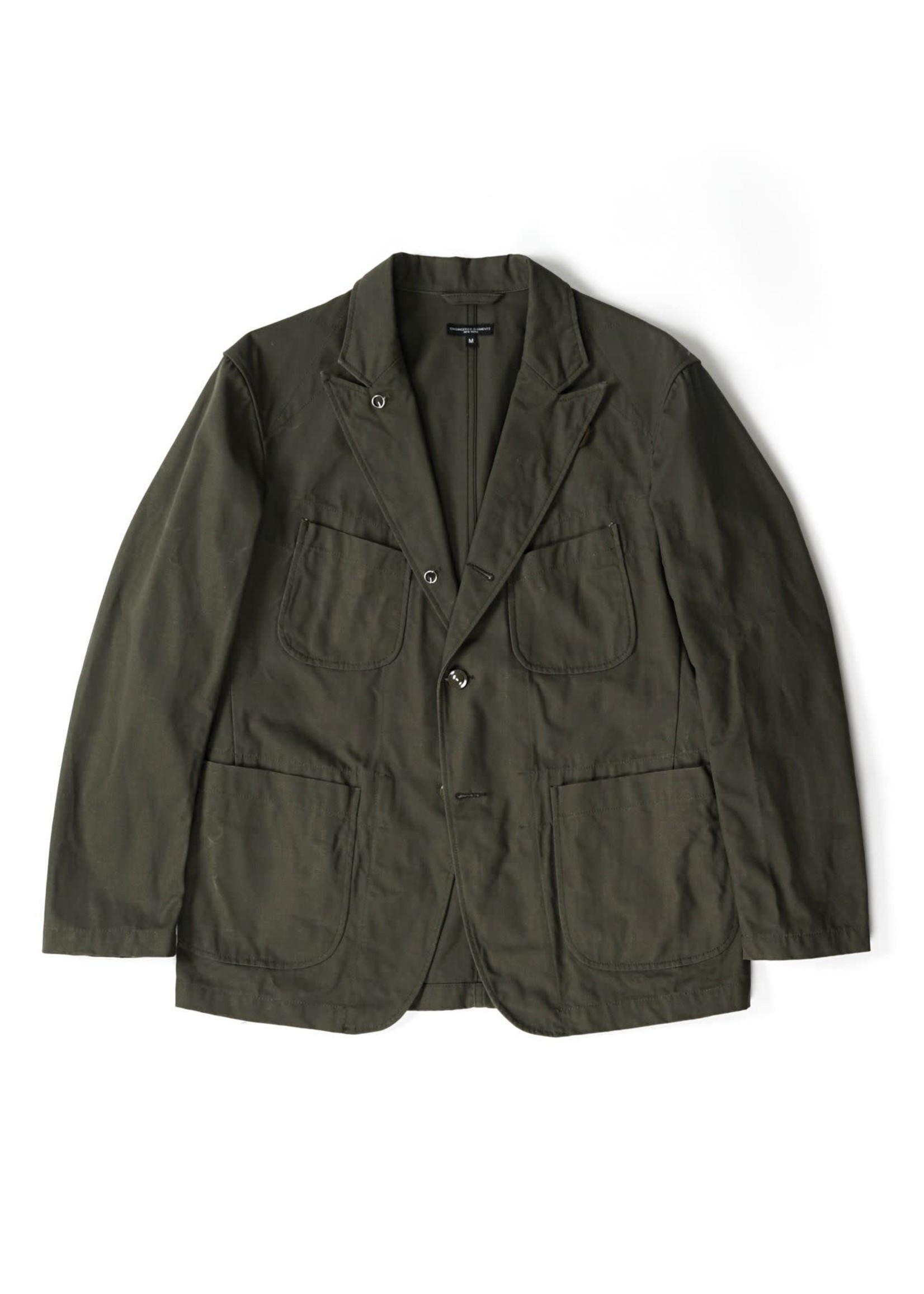 EG Bedford Jacket Olive Heavy Weight Cotton Ripstop