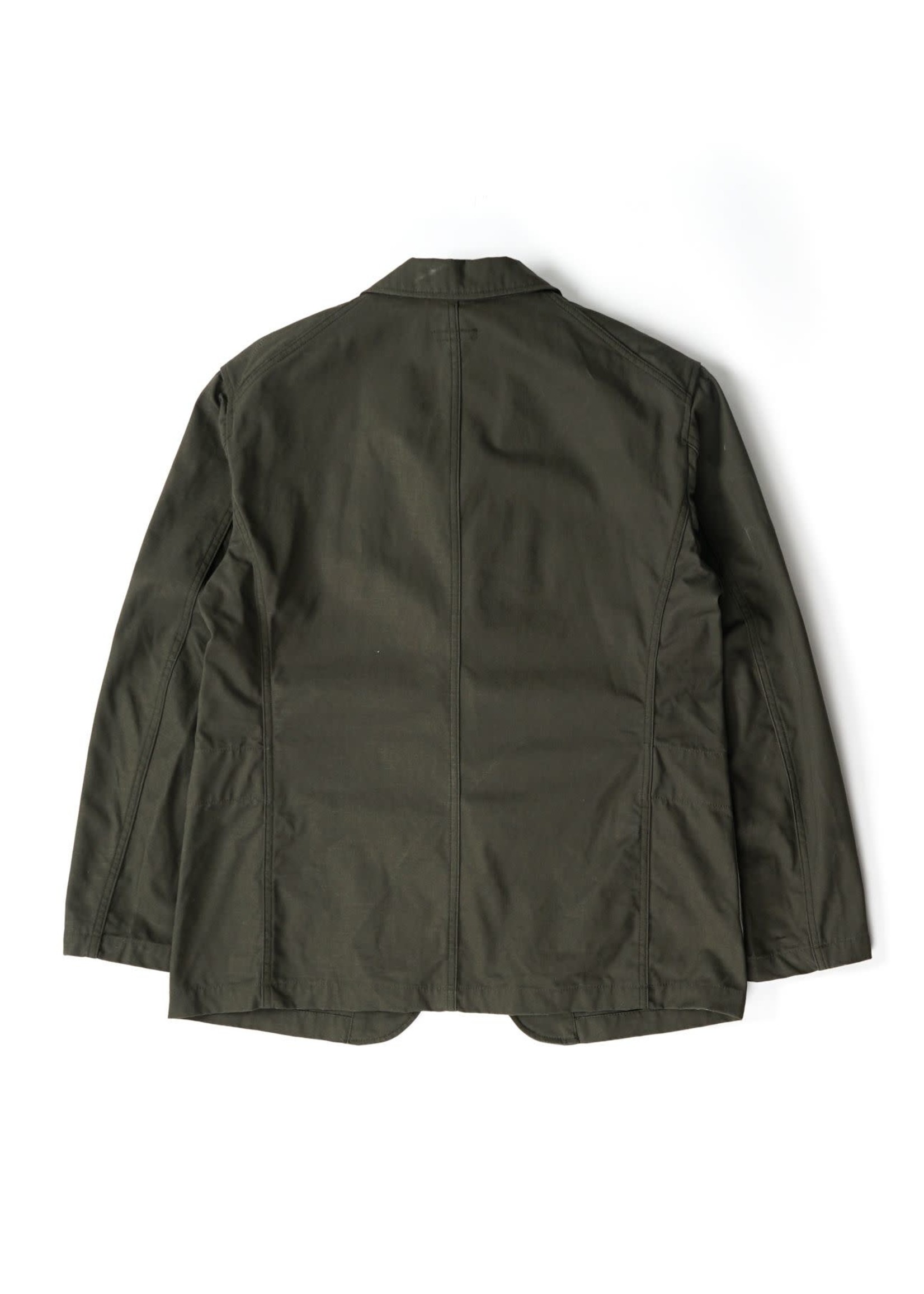 EG Bedford Jacket Olive Heavy Weight Cotton Ripstop (21F1D005 ...