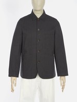 Universal Works Universal Works Bakers Jacket Charcoal Cotton Herringbone