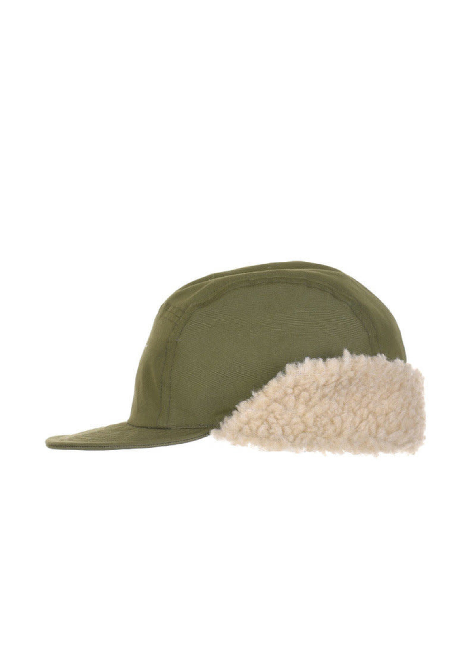 Cableami Ventile Cap w/ Earflaps Cotton Army