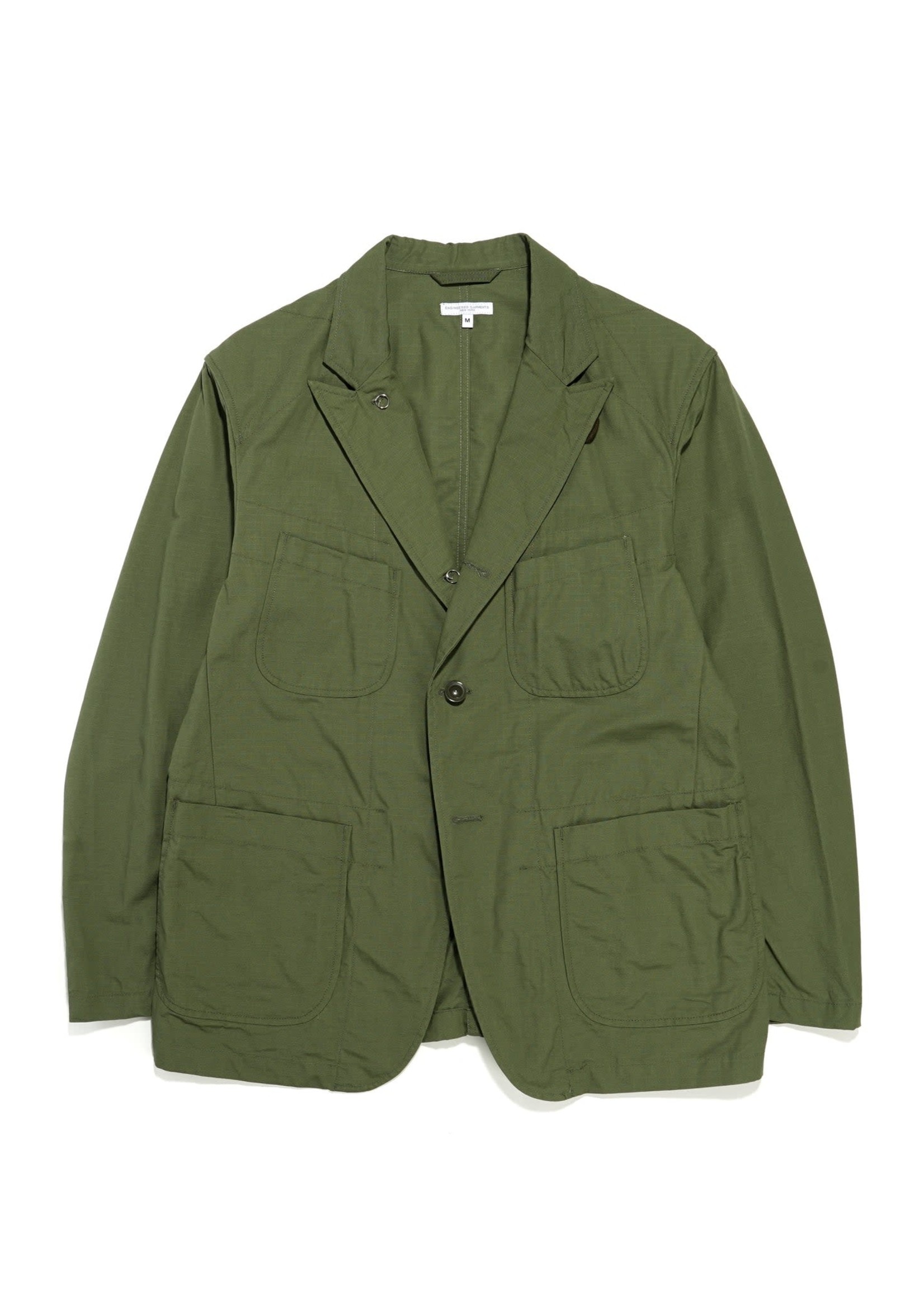 EG Bedford Jacket Olive Cotton Ripstop (22S1D005/CT010) - Drinkwater's ...