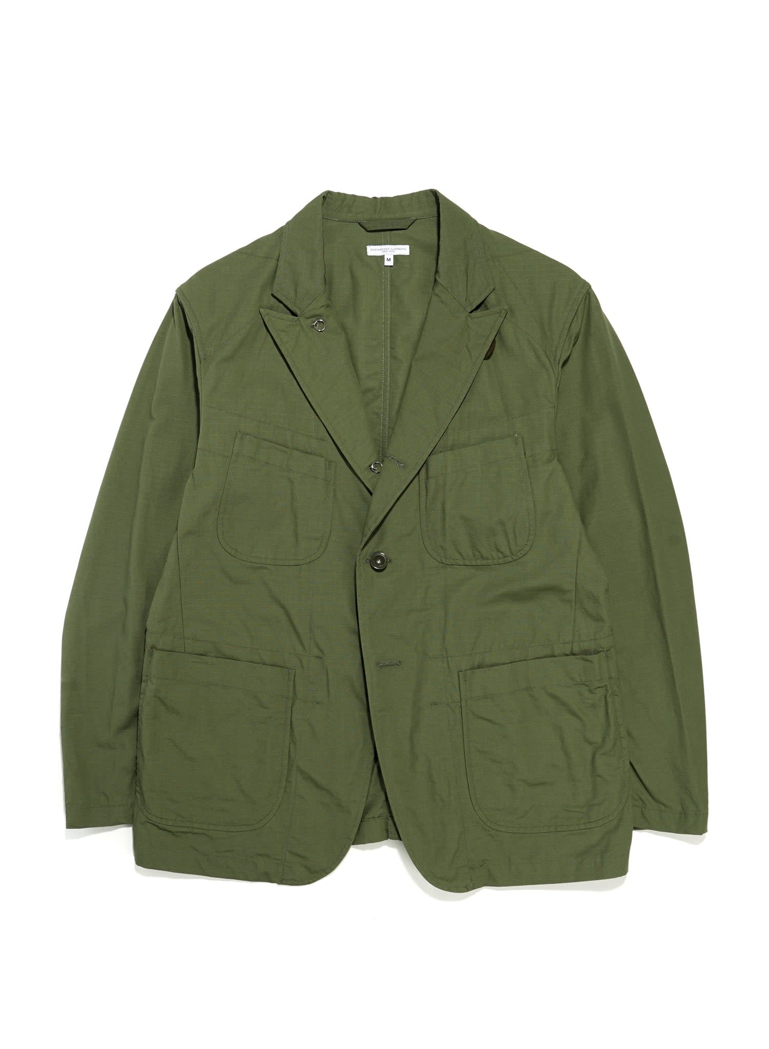 EG Bedford Jacket Olive Cotton Ripstop (22S1D005/CT010)