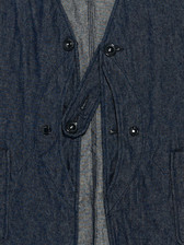 Engineered Garments Upland Vest① Engineered Garments Upland Vest Olive Cotton Ripstop - Made