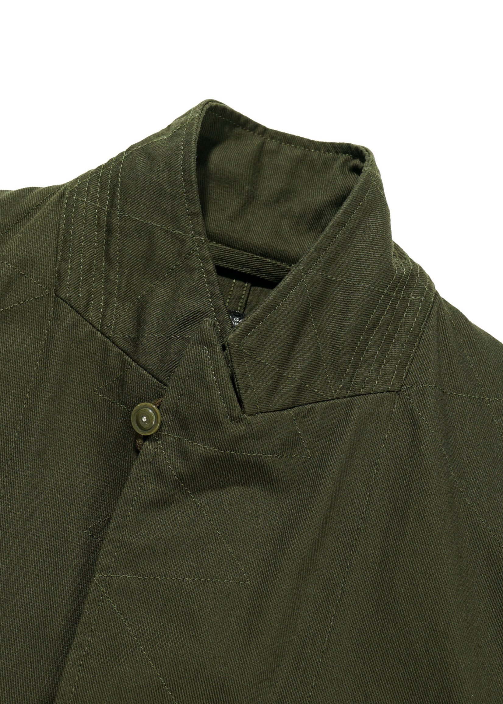 Engineered Garments EG Bedford Jacket Olive Cotton Heavy Twill