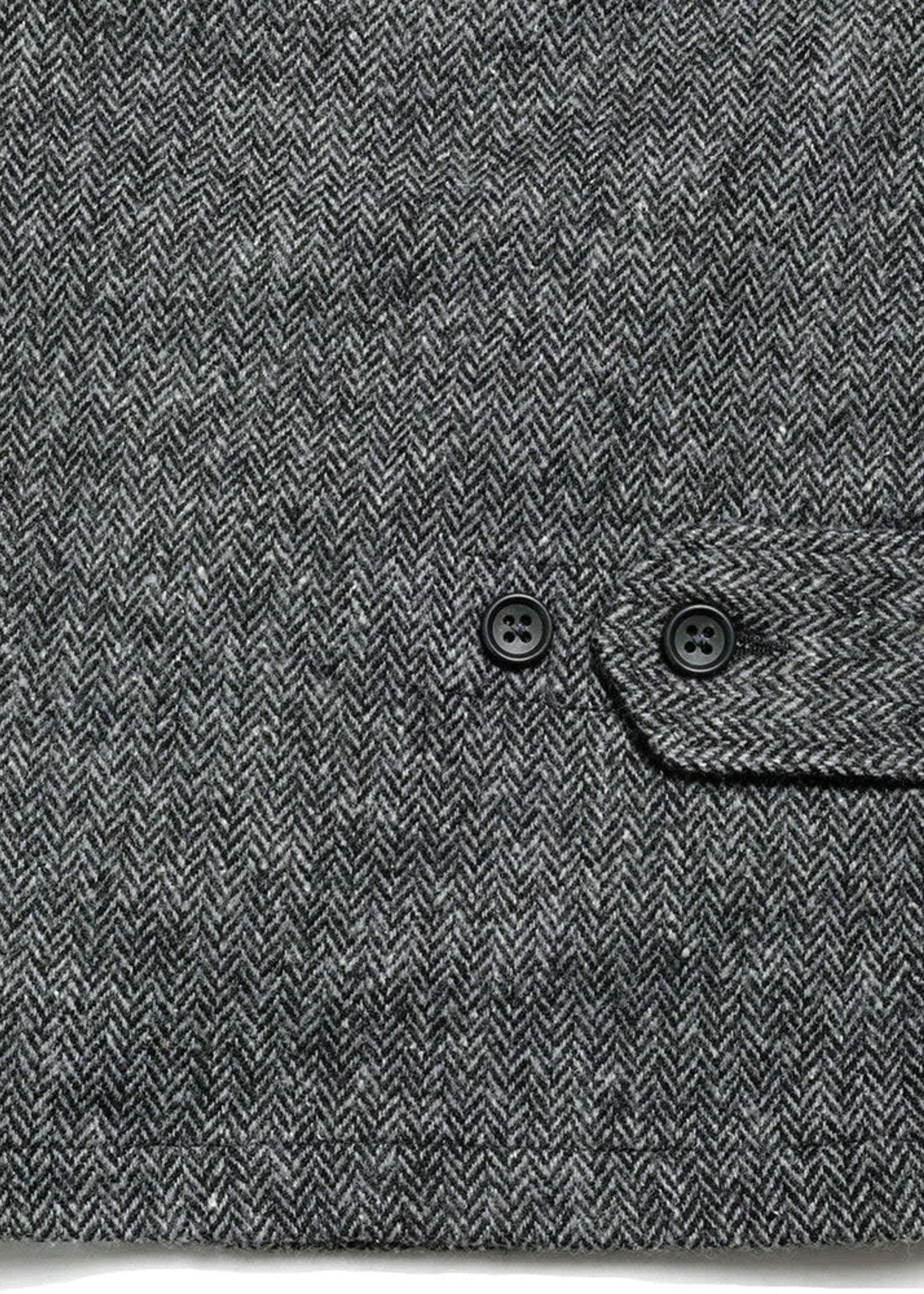 Engineered Garments EG Cardigan Grey Poly / Wool Herringbone