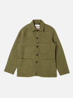 Universal Works Universal Works Baker's Jacket Olive Harris Tweed )