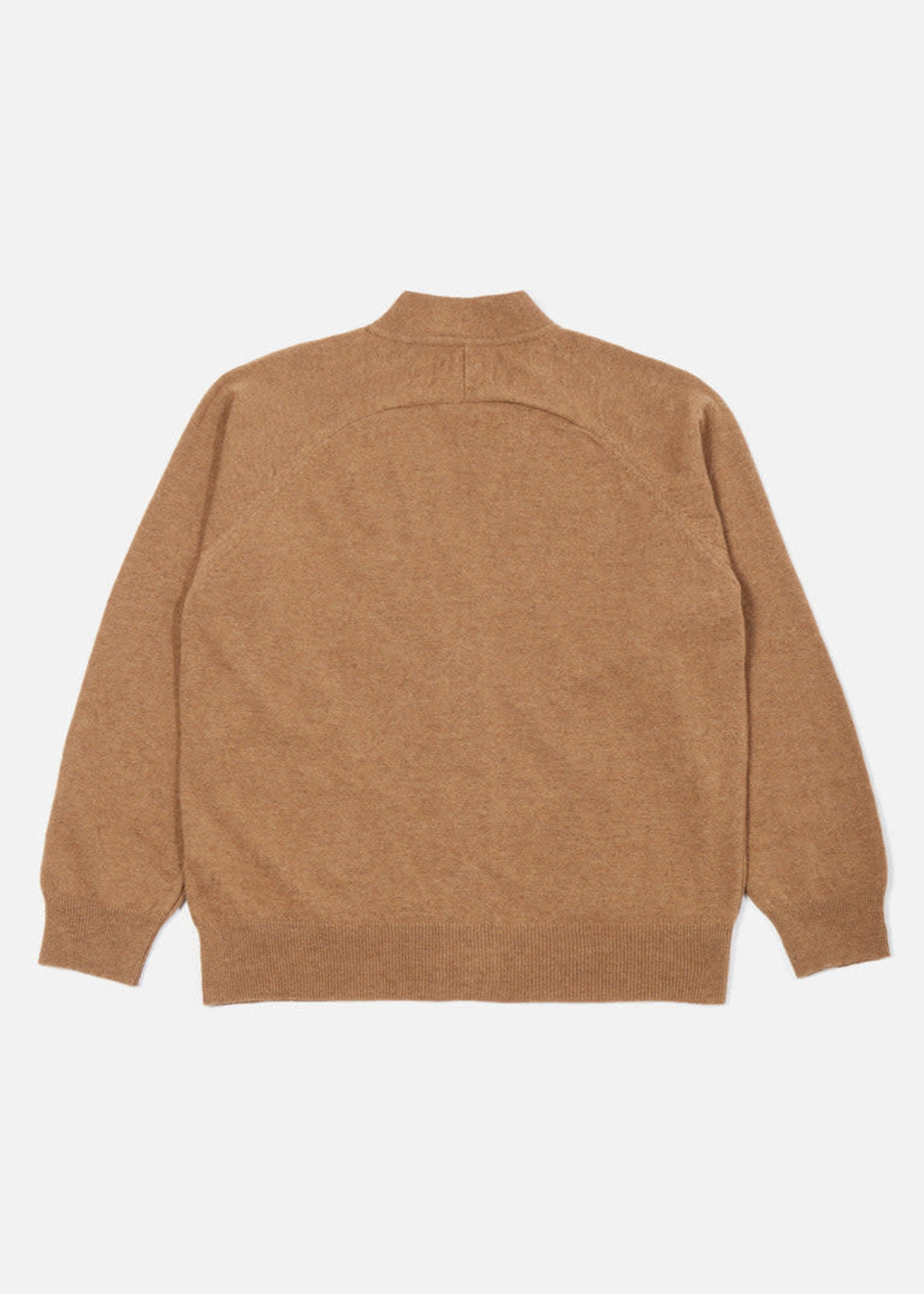Universal Works Universal Works Vince Cardigan Recycled Wool Camel