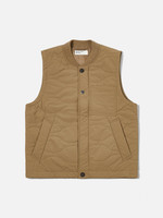 Universal Works Universal Works Carlton Gilet Recycled Nylon Sand