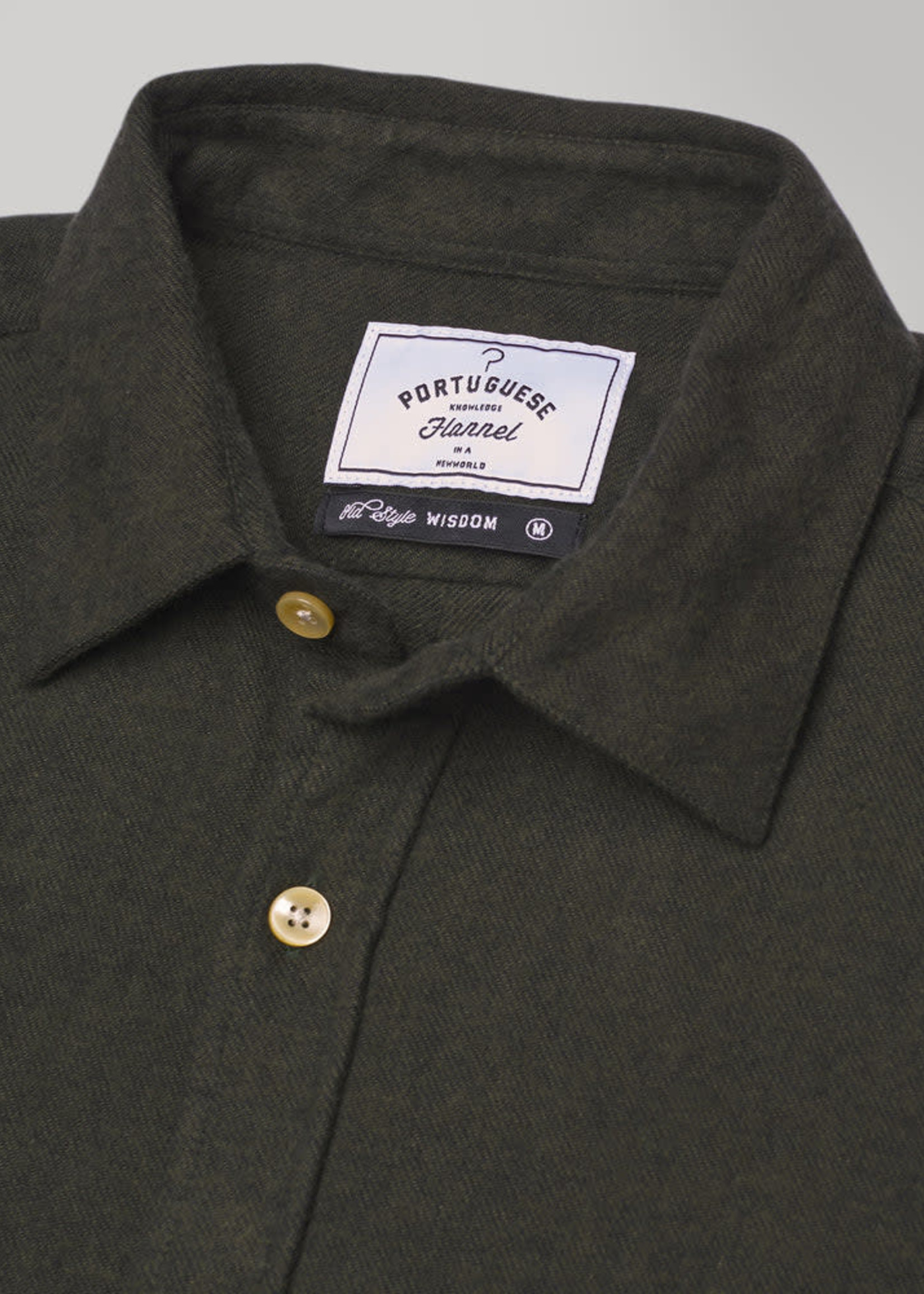 Portuguese Flannel Portuguese Flannel Teca Green Sport Shirt