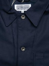 Engineered Garments Workaday Shop Coat Dark Navy Cotton