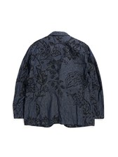 EG Bedford Jacket Indigo Floral Print (23S1D005) - Drinkwater's