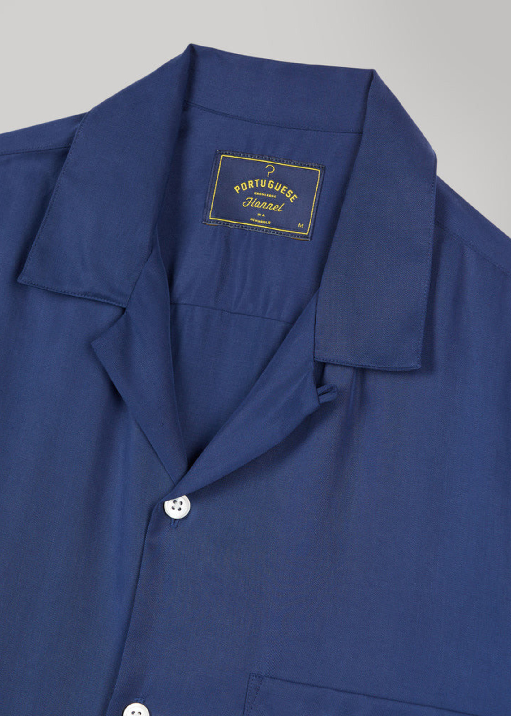 Portuguese Flannel Portuguese Flannel Dogtown Blue Camp Collar Shirt