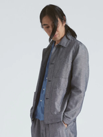 Universal Works Universal Works Field Jacket Navy Hemp Cotton Mix