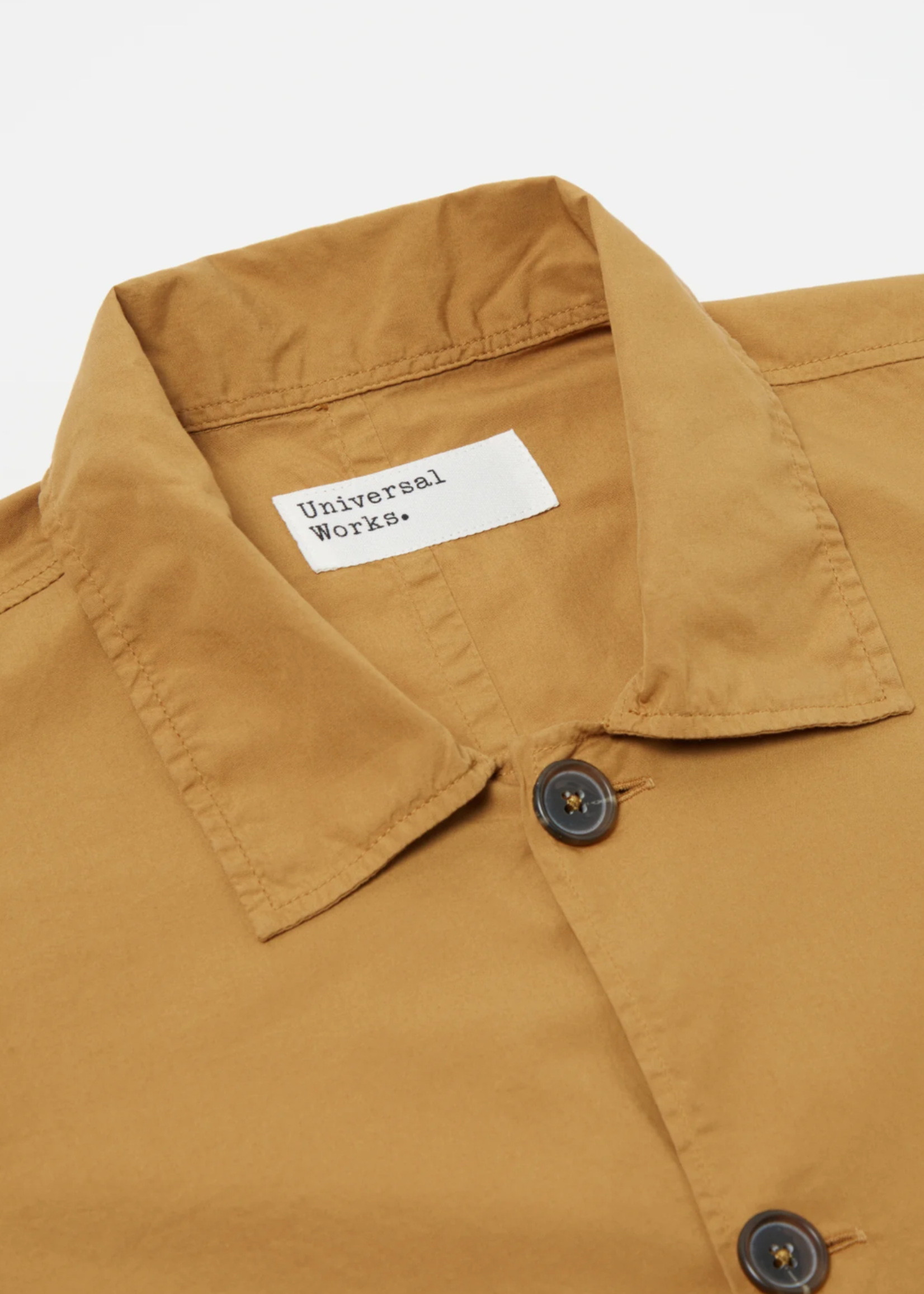 Universal Works Universal Works Travail Shirt Cumin Organic Fine Poplin