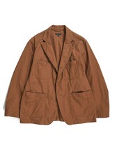 EG Bedford Jacket Brown 12 oz. Duck Canvas (23F1D005