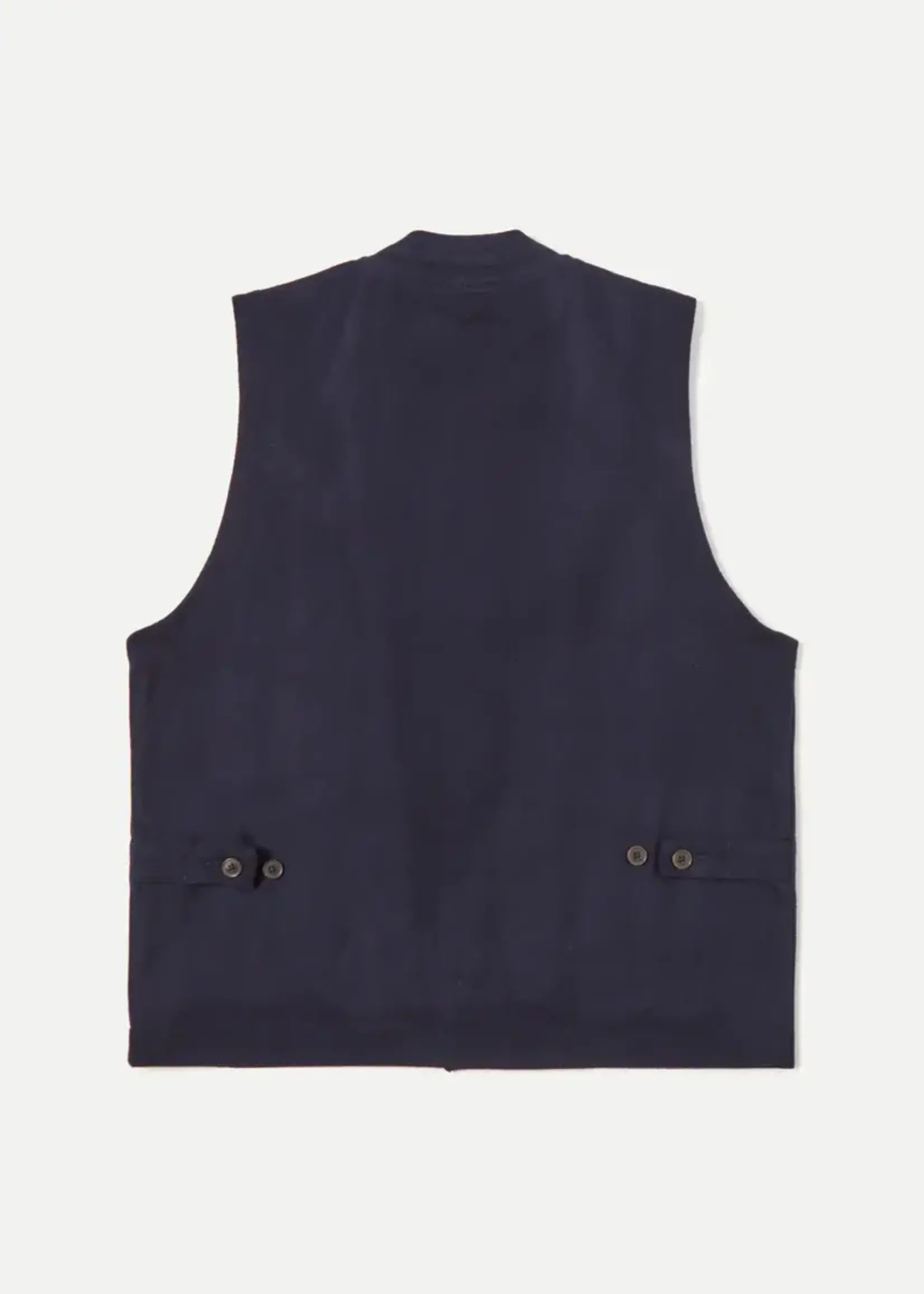 Universal Works Universal Works Mowbray Waistcoat Poly / Wool Navy