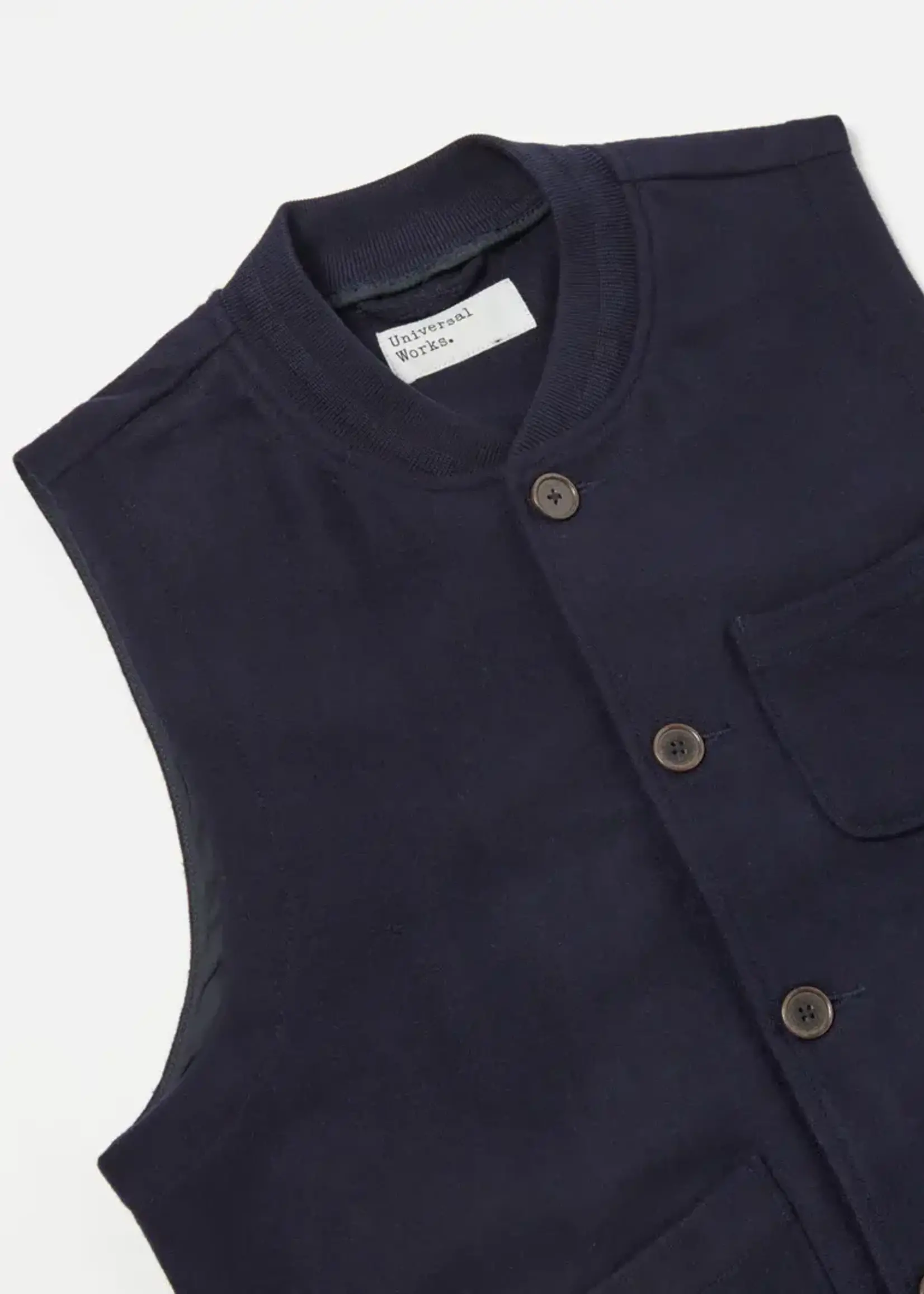 Universal Works Universal Works Mowbray Waistcoat Poly / Wool Navy