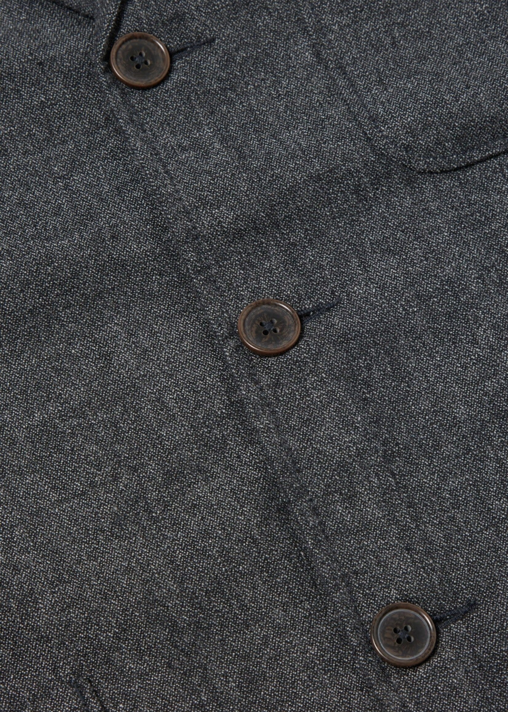 Universal Works Universal Works Three Button Jacket Upcycled Tweed Grey