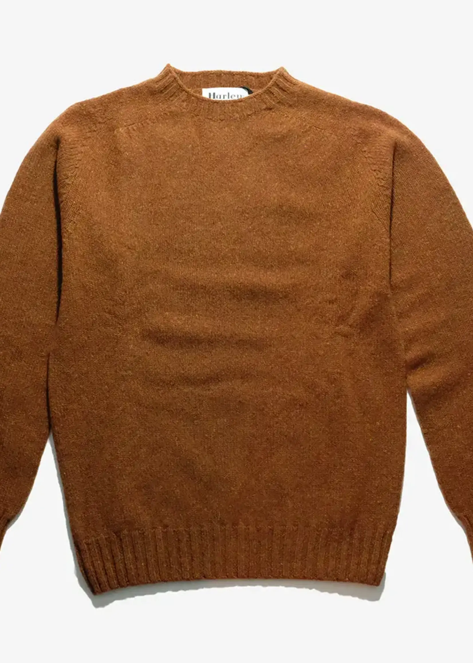 Harley Harley Rhum Donegal Wool Crew Neck