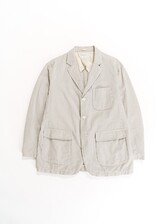 Engineered Garments Ivy Blazer Navy Natural Seersucker