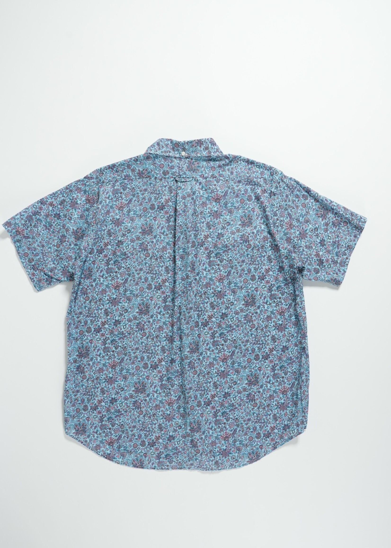 Engineered Garments Engineered Garments Popover BD Shirt Lt Blue Floral Lawn