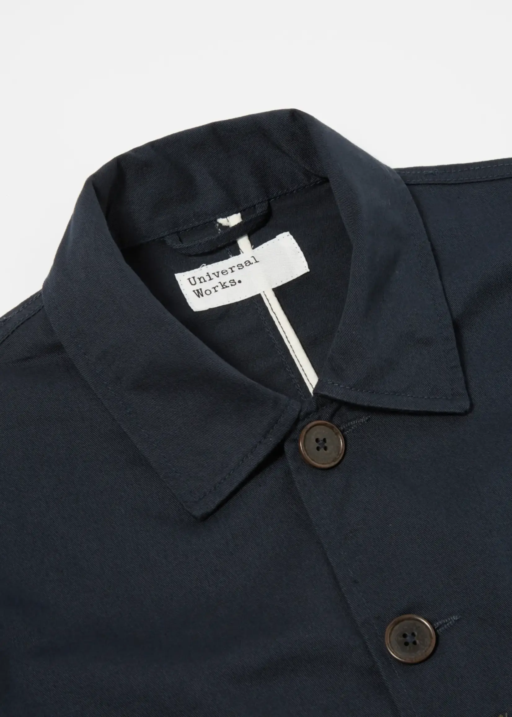 Universal Works Universal Works Patched Baker's Jacket Navy Twill