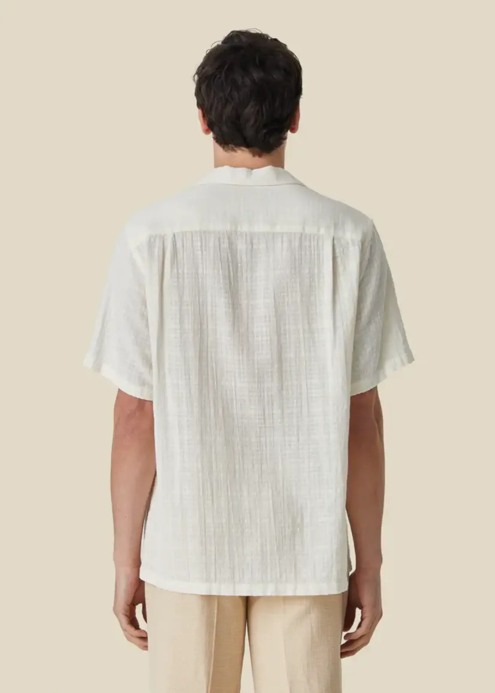 Portuguese Flannel Portuguese Flannel Grain White Sport Shirt