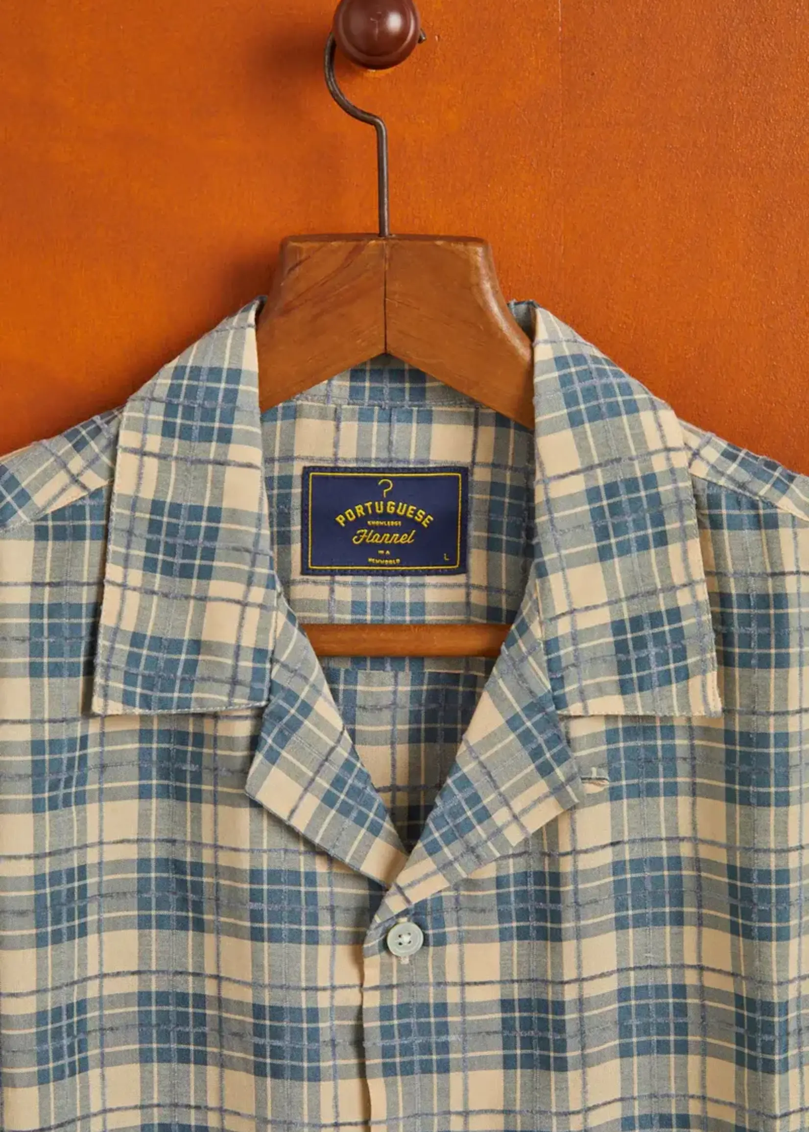 Portuguese Flannel Portuguese Flannel Trail Blue Sport Shirt