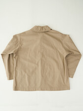 EG Workaday Shawl Collar Jacket Khaki Ripstop (24S2WDD008