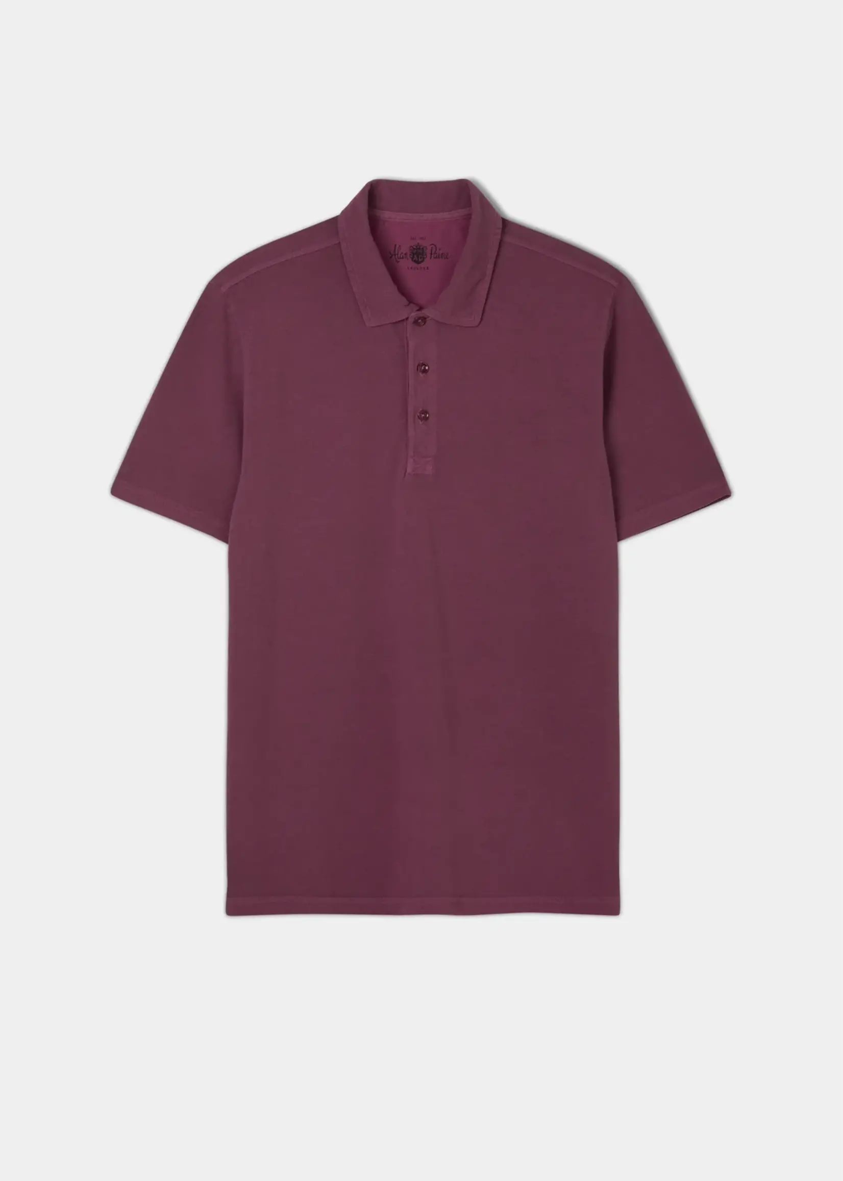 Alan Paine Alan Paine Weymouth Claret Cotton Pique Polo