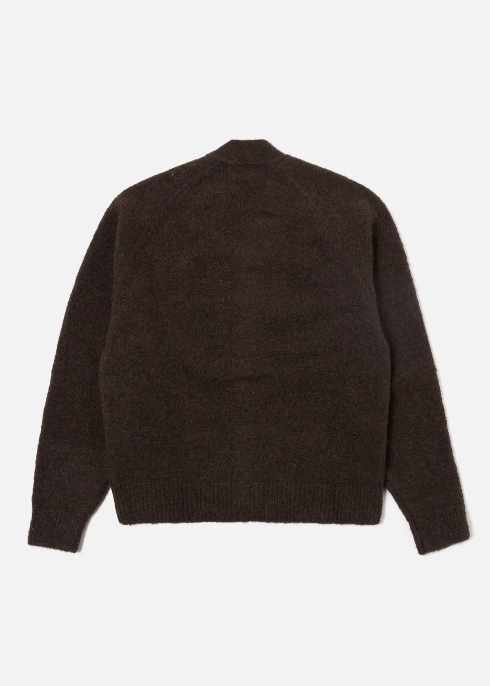 Universal Works Universal Works David Cardigan Alpaca Knit Brown