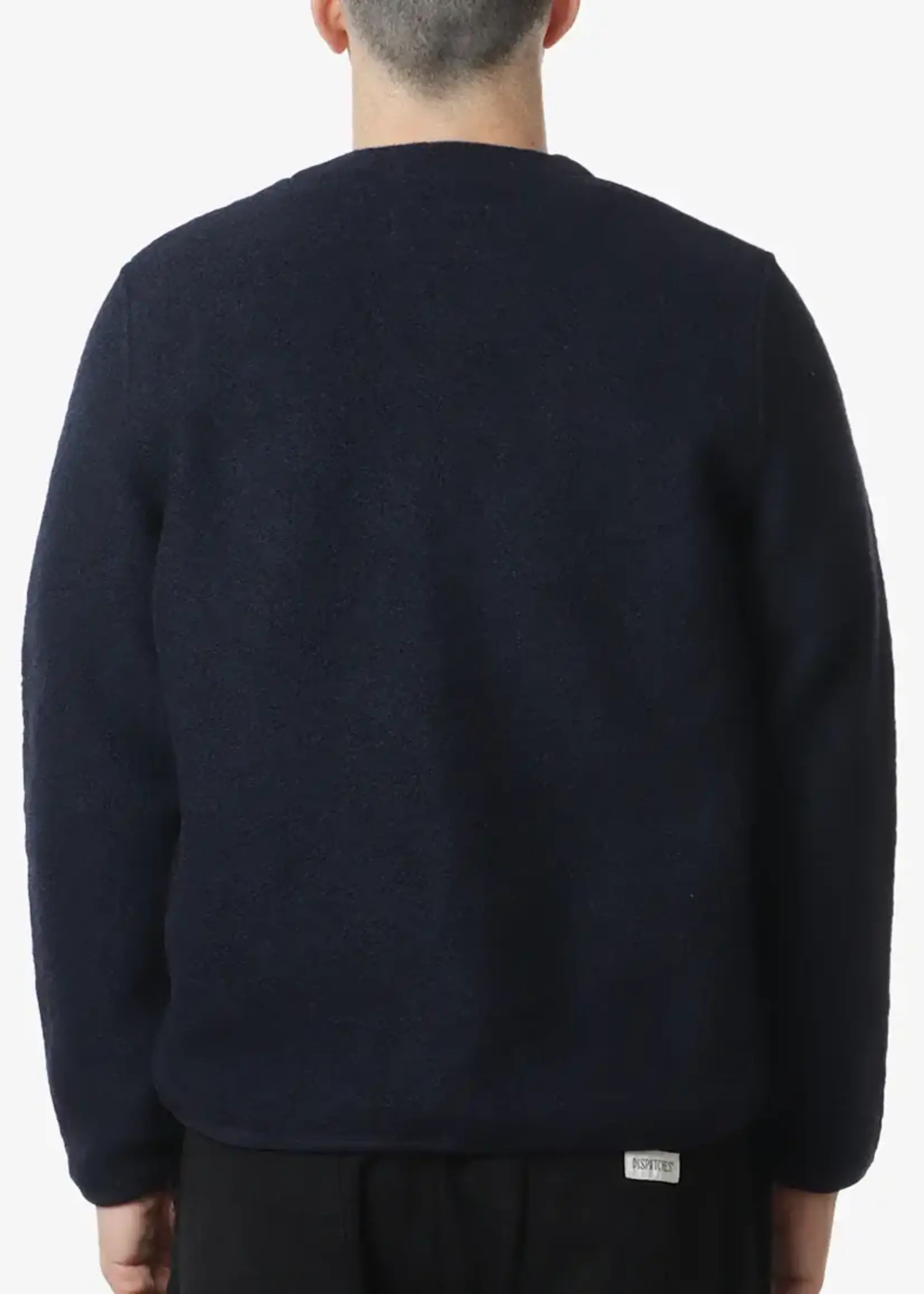 Universal Works Universal Works Cardigan Wool Fleece Navy