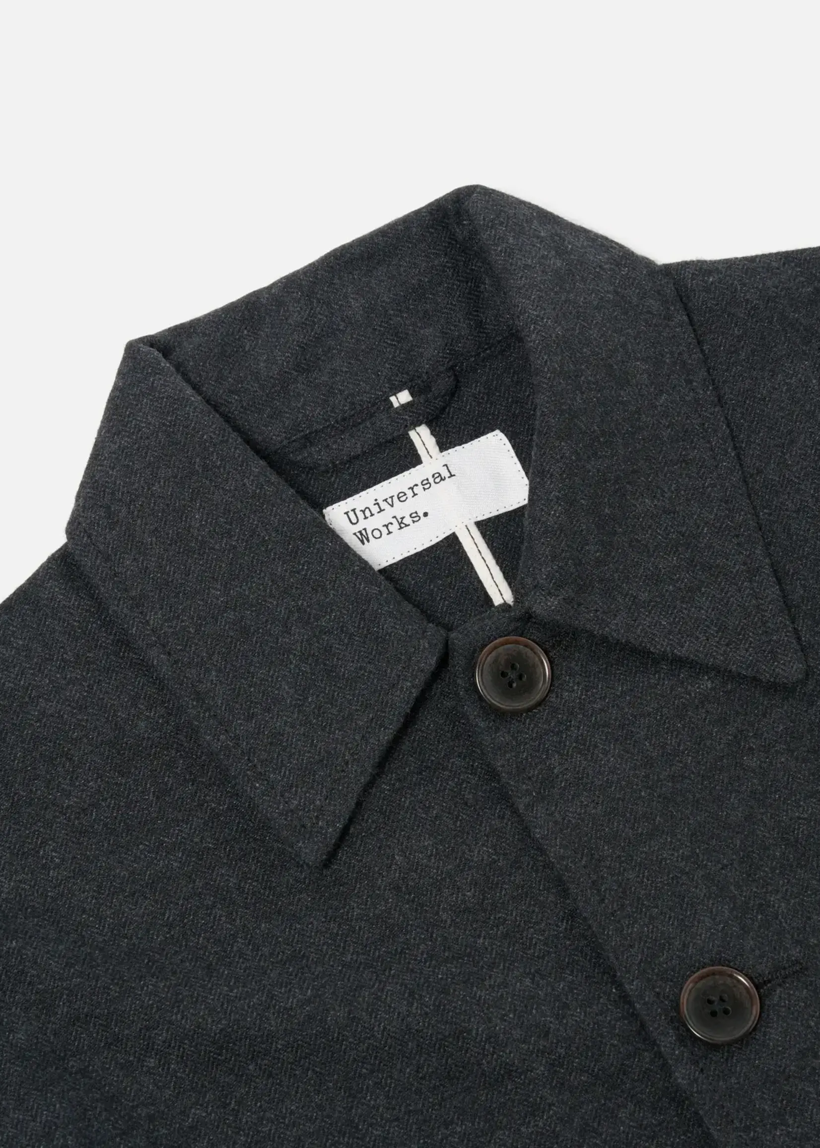 Universal Works Universal Works Merchant Jacket Veta Upcycled Cotton Charcoal