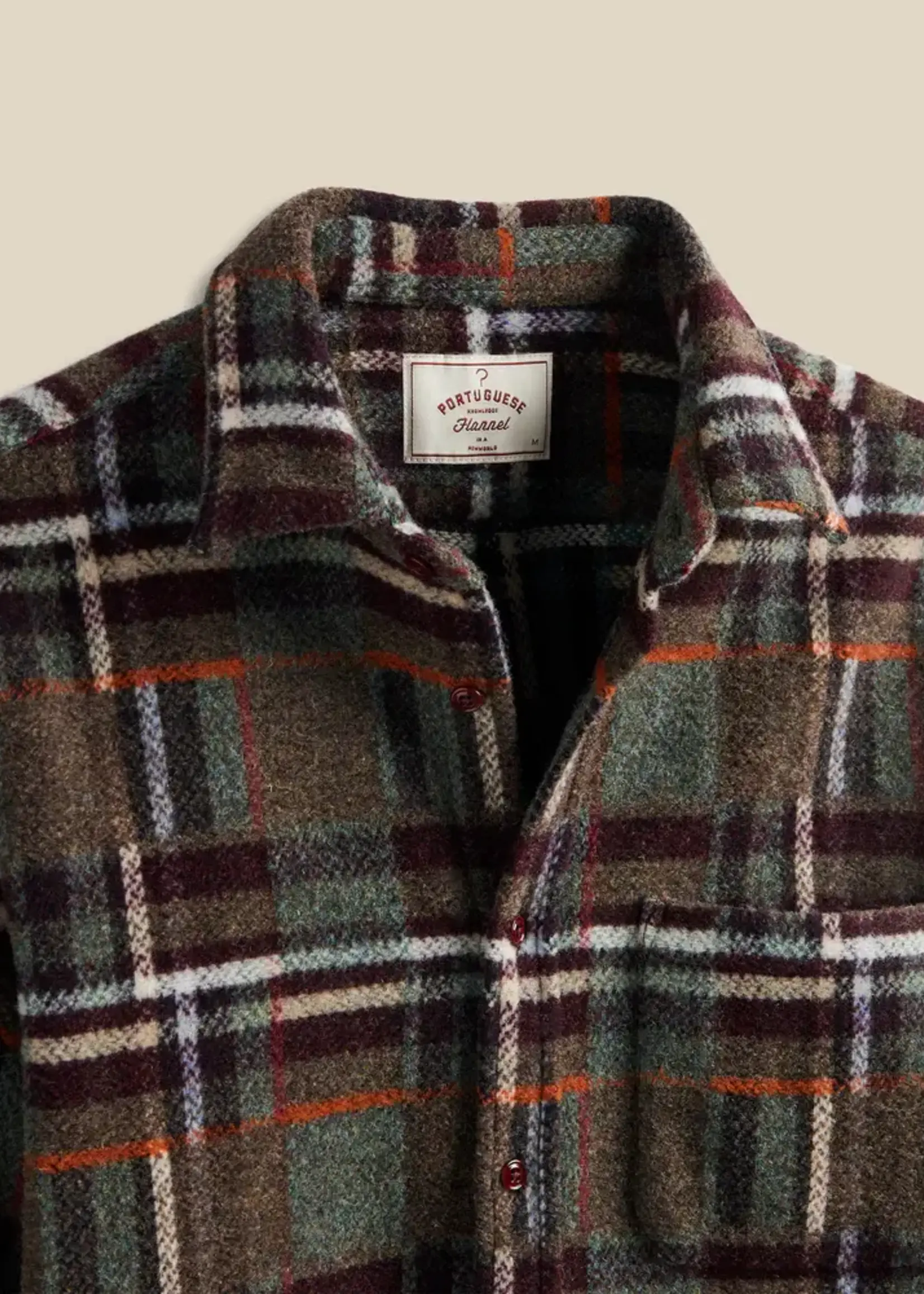 Portuguese Flannel Portuguese Flannel Virgo Green Sport Shirt L/S